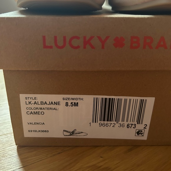Lucky Brand | Alba Jane | Pink Flats Size 8.5 - Picture 6 of 7